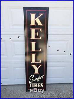 Antique Vintage Style Kelly Springfield Tires Sign
