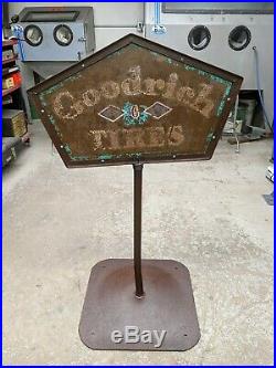 1920s Goodrich Tire Sign Antique 1930s Vintage Signage Rare Ford Chevy