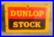 1930-s-Vintage-Old-Dunlop-Stock-Tyre-Both-Side-Ad-Porcelain-Enamel-Sign-Board-01-pj