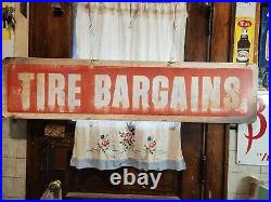 2-vintage Original Antique Gas Oil General Store Large Metal Sign Nice Condition