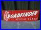 40197-Old-Vintage-Antique-Enamel-Sign-Garage-Bike-Shop-Bicycle-Tires-tyres-Path-01-xj