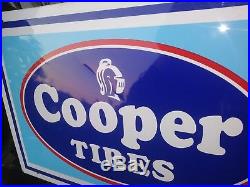 70 vintage Cooper Tires Jon's Automotive metal sign
