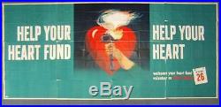 9 Vintage BILLBOARD Advertising 50s-60s Coppertone, General Tire, Red Cross +++