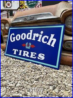 Antique Vintage Old Style Goodrich Tires Sign