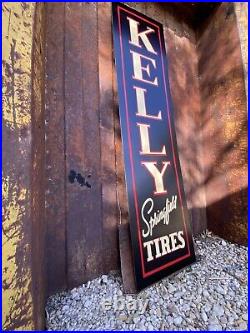 Antique Vintage Old Style Kelly Springfield Tires Sign