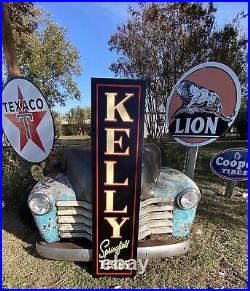 Antique Vintage Old Style Kelly Springfield Tires Sign