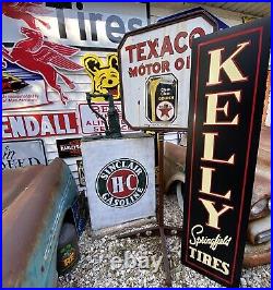 Antique Vintage Old Style Kelly Springfield Tires Sign