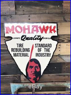 Antique Vintage Style Mohawk Tire Sign