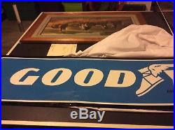 Authentic Goodyear Tires Metal Sign (Vintage) (Rare)