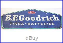 BF Goodrich Tires Dealer Early 1940s Original Vintage Dealer Sign-Garage Art