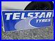 C-1960s-Original-Vintage-Telstar-Tyres-Tires-Sign-Metal-Embossed-Dealer-Gas-Oil-01-kt