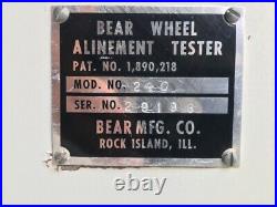 Collection Vintage Bear Wheel Alignment Service Equipment Tire Tru-toe