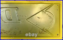 Dunlop Tires Metal Sign AM Inc Lynchburg 1976 5ft Original Vintage Gas & Oil Dunlop Tires Metal Sign AM Inc Lynchburg 1976 5ft Original Vintage Gas & Oil