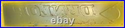 Dunlop Tires Metal Sign AM Inc Lynchburg 1976 5ft Original Vintage Gas & Oil Dunlop Tires Metal Sign AM Inc Lynchburg 1976 5ft Original Vintage Gas & Oil