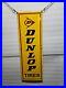 Dunlop-Tires-Vintage-Vertical-36x-12metal-Dealer-service-Gas-Pump-Oil-Ad-Sign-01-oaag