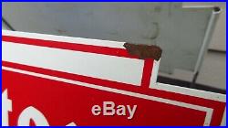 FIRESTONE Bowtie Tire Holder Display Stand Gas Oil Service Station Vintage Signs