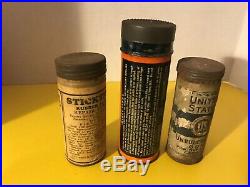 FORD TUBE TIRE REPAIR KIT 1930s PLUS 9 other vintage tube tire repair kits tins