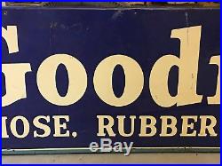 FREE SHIPPING! 10' Vintage BF GOODRICH BELTING HOSE RUBBER Tire Sign Gas Oil OLD