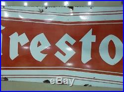 Firestone Sign Vintage firestone tire enamel sign porcelain tyre enamel sign