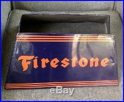 Firestone Vintage Tire Rack Display 1920 1930 Gas Station Sign A. C. Co. 71-A8