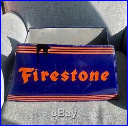 Firestone Vintage Tire Rack Display 1920 1930 Gas Station Sign A. C. Co. 71-A8