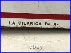 GUARANTEED Original Vintage FIRESTONE Tire Bowtie PORCELAIN Sign 36 ARGENTINA