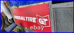 General Tire 6ftx2ft Advertising Metal Sign Nos! Read Description Vintage