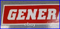 General Tire Metal Sign 10 Foot Vintage Large Nos Mancave Mint Shape