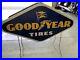 Good-Year-Tires-Rack-Display-Stand-Sign-Double-Sided-Vintage-1960-Metal-Gas-Oil-01-rof