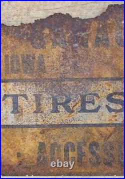 Good Year Tires Sign Gas Oil Vintage Collectable