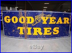 Good Year Tires Sign Original Vintage