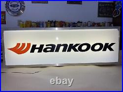 HANKOOK Tire Hanging Dealer Sign -Tire Auto store display Vintage