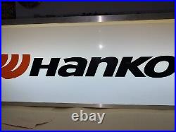 HANKOOK Tire Hanging Dealer Sign -Tire Auto store display Vintage