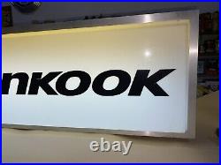 HANKOOK Tire Hanging Dealer Sign -Tire Auto store display Vintage