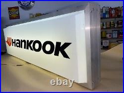 HANKOOK Tire Hanging Dealer Sign -Tire Auto store display Vintage