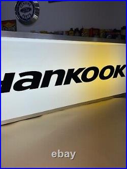 HANKOOK Tire Hanging Dealer Sign -Tire Auto store display Vintage