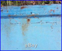 LARGE Goodyear Tires Dealership SIGN Vintage 24' 3pc. Paint Blue Barn Decor IOWA