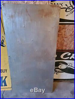 Large Metal Vintage look Fisk Tire sign 4ft x 2ft White