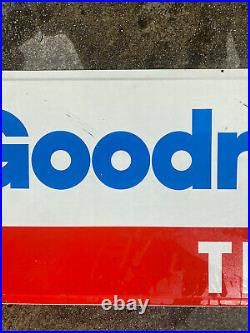 Large Vintage 1960s BF Goodrich Tires sign 0-705-GT