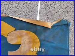 Large Vintage Goodyear G3 Tires Cloth Canvas Banner Poster Sign Gas Oil Station