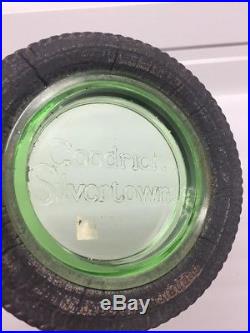 Lot Vtg. Ntique Advertising Sign Tractor Tire Ash Trays General Goodrich Dayton