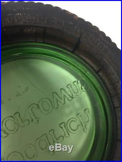 Lot Vtg. Ntique Advertising Sign Tractor Tire Ash Trays General Goodrich Dayton