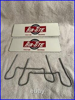 NOS Vintage Air-Tite Tire Stand Rack Sign