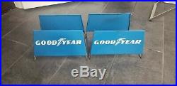 Nos Rare Vintage Goodyear Tires Tire Advertising Store Display Tire Holder Signs