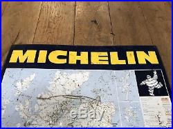ORIGINAL ENGLISH 1970s MICHELIN TYRE SIGN RARE MANCAVE WALL ART VINTAGE COOL