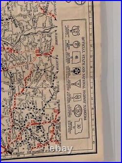 Old and Original 1927 Iowa Oil Company Roadmap Vintage Dubuque Iowa Iowa Gas