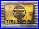 Original-Antique-Dunlop-Stock-Tires-Porcelain-Sign-Gas-Station-Oil-Auto-Vintage-01-fb