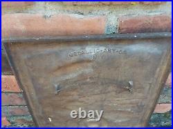 Original Old Antique VTG GoodYear Tire JS Bullock Ten Years Cast Iron Metal Sign