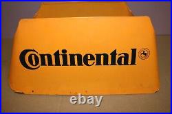 Original Vintage Continental Motorcycle Tires Metal Stand Display Holder Sign