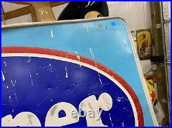 Original Vintage Cooper Tires Sign 45 x 29 GAS OIL AUTO